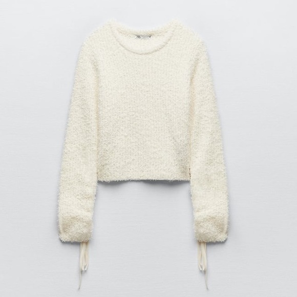 Zara 2-Piece Faux Fur Sweatshirt and Skirt - Picture 12 of 16